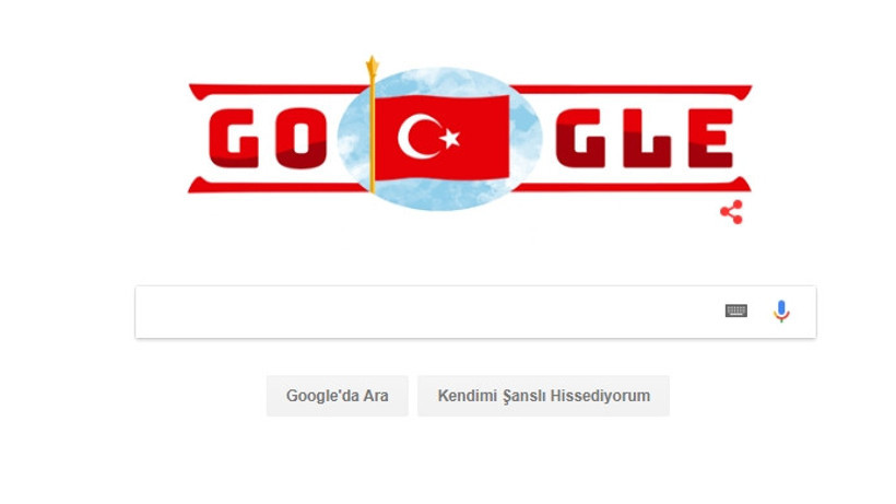 Google'dan Cumhuriyet Bayramı'na özel logo