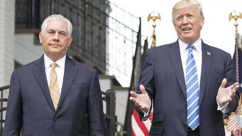 Tillerson'dan Trump'a destek