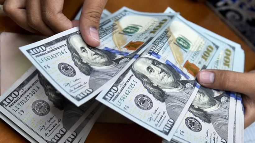 Dolar, 3,42'nin altını gördü