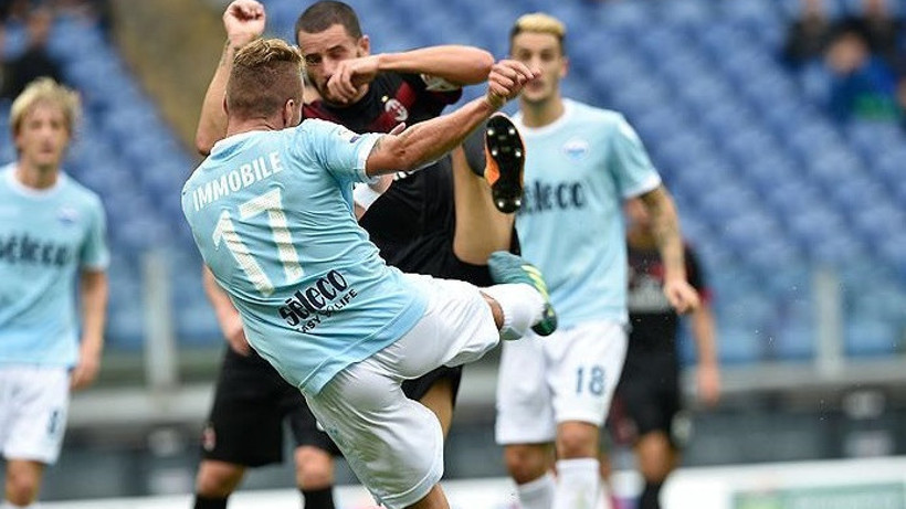 Lazio'dan Milan'a ağır darbe