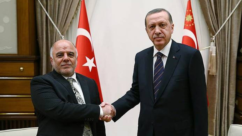 Erdoğan, Irak Başbakanı İbadi ile görüştü