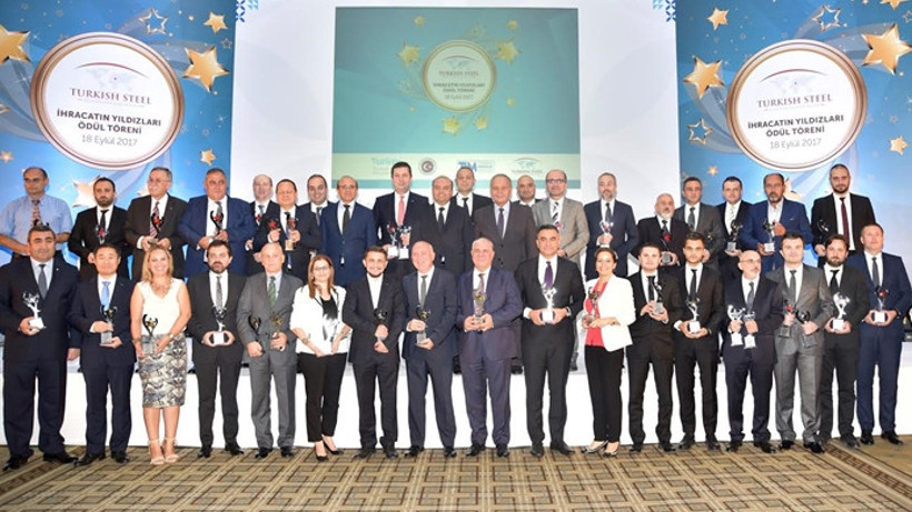 Çelik ihracının yıldızları ödüllendirildi