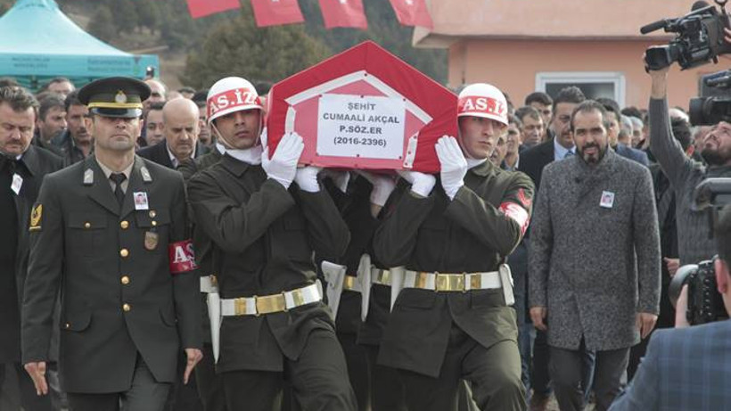 Şehitler son yolculuğuna uğurlandı