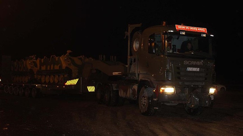 TSK konvoyu, yeni gözlem noktası için İdlib’e intikal etti