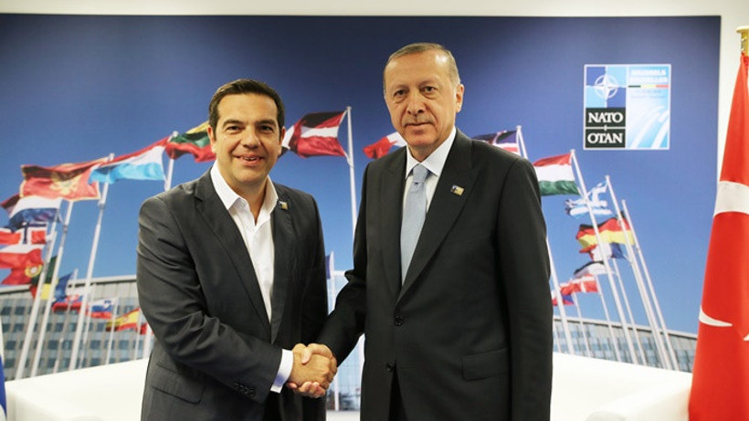 Cumhurbaşkanı Erdoğan, Çipras ile görüştü