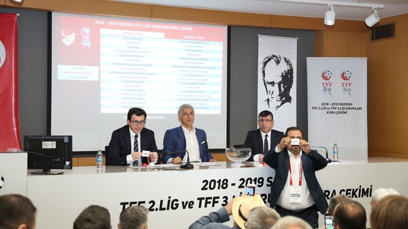 TFF 2. Lig'de gruplar belli oldu