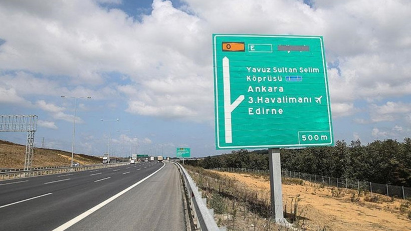 Kuzey Marmara Otoyolu Projesi'nde yeni gelişme