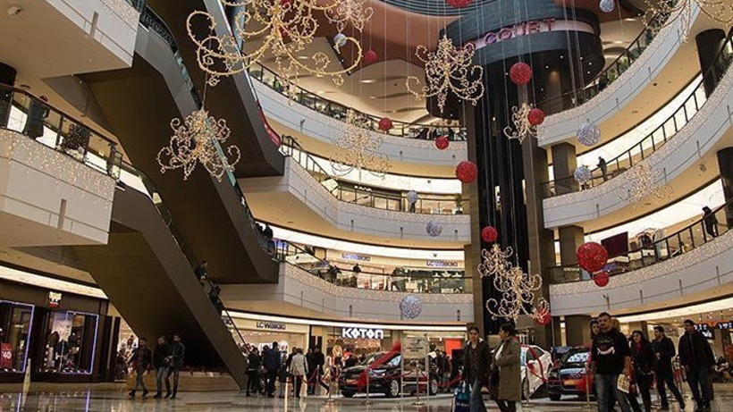 AVM ciro endeksi temmuzda yüzde 22,4 yükseldi