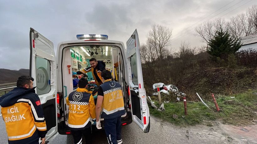 Samsun'da trafik kazası: 5 kişi yaralandı! - Resim: 1