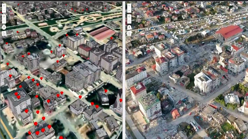 Deprem felaketinin izleri İHA görüntülerinde - Resim: 3