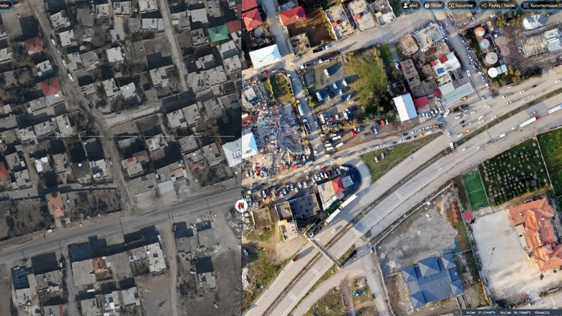 Deprem felaketinin izleri İHA görüntülerinde - Resim: 4