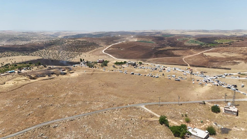 Diyarbakır ve Mardin'deki yangında hasar havadan görüntülendi - Resim: 7