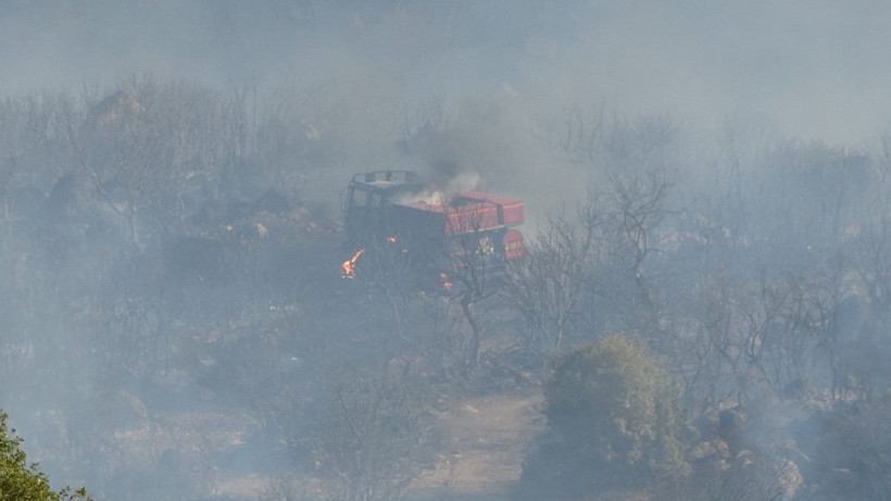 Assos ve Athena Tapınağı'nı etkileyen alevler 43 futbol sahası büyüklüğündeki alanı kül etti - Resim: 5