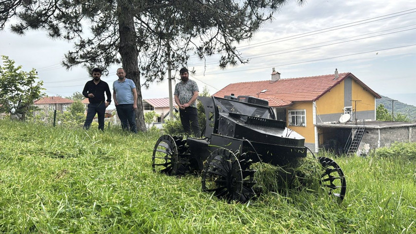 Yüksek mühendisin buluşu: Uzaktan kumandalı tırpan makinesi geliştirildi - Resim: 4