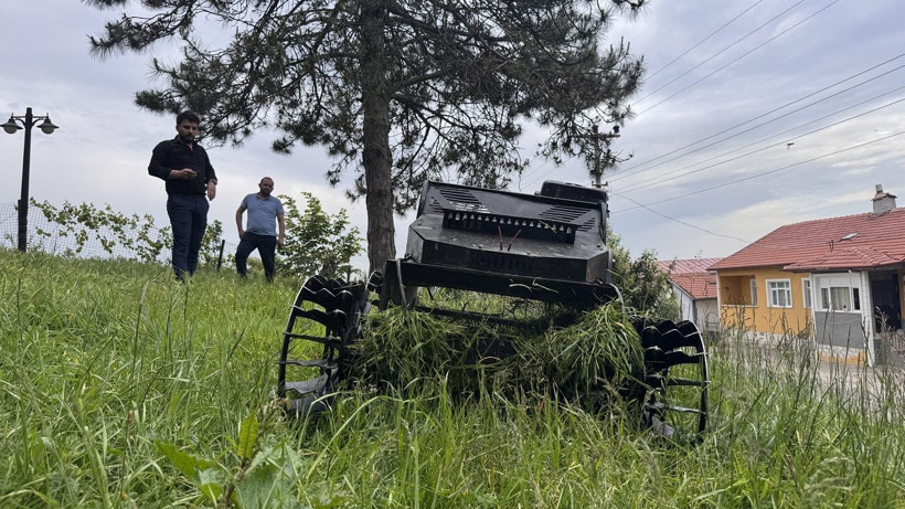 Yüksek mühendisin buluşu: Uzaktan kumandalı tırpan makinesi geliştirildi - Resim: 3