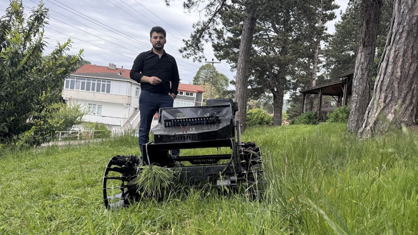 Yüksek mühendisin buluşu: Uzaktan kumandalı tırpan makinesi geliştirildi - Resim: 7