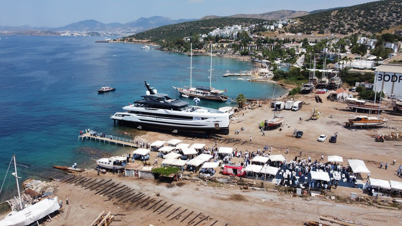 Yerli üretim süper yat hazır: Bodrum'da üretilen 'Legasea' denize indirildi - Resim: 1