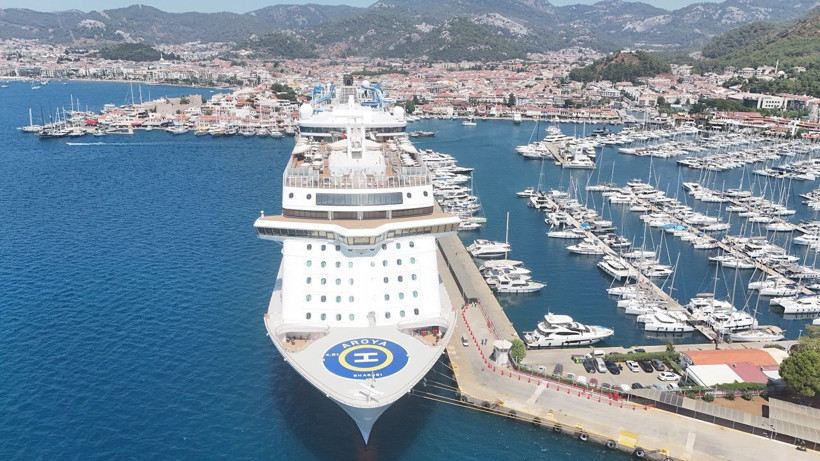 'Aroya' kruvaziyeri Marmaris'te! İçinde 2 bin 241 yolcu var - Resim: 4