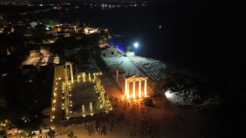 Side Antik Kenti artık geceleri de ışıl ışıl - Resim: 4