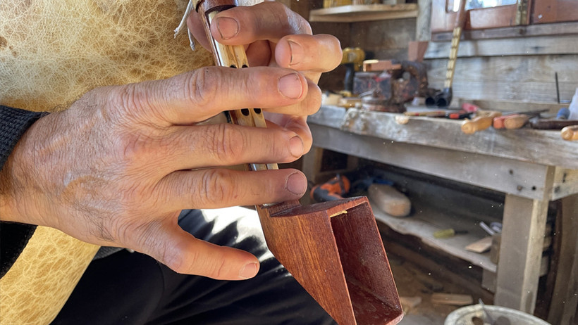 Rize'de tulum imalat ustası 30 yıldır mesleğini gelecek nesillere aktarıyor - Resim : 1