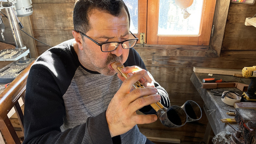 Rize'de tulum imalat ustası 30 yıldır mesleğini gelecek nesillere aktarıyor - Resim : 4