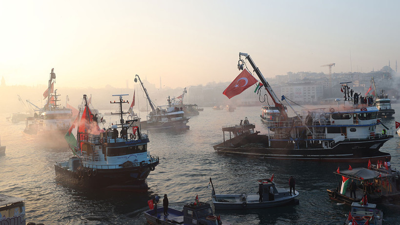 İstanbul'dan dünyaya Gazze mesajı: 'Kimse sanmasın ki Türkiye uyuyor: Hayır biz ayaktayız' - Resim : 5