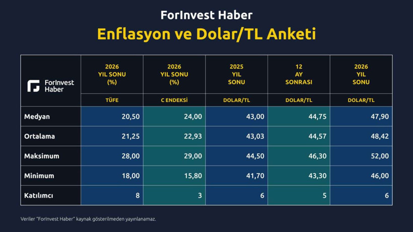 Mart sonuçları geldi: İşte yıl sonu dolar ve enflasyon tahmini - Resim : 3