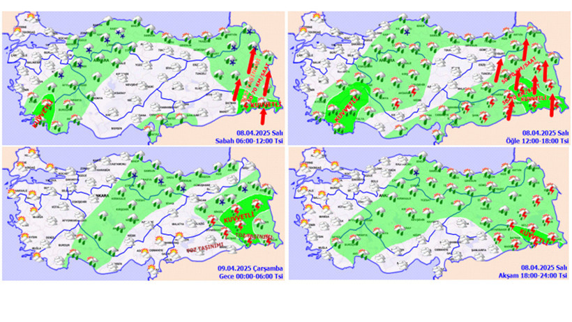 Meteoroloji'den 13 ile sarı kodlu uyarı: Fırtına ve sağanak yolda! - Resim : 1