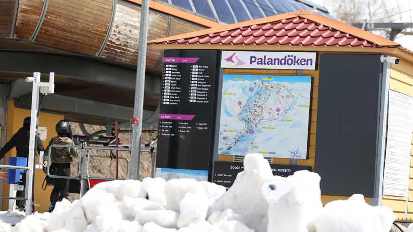 Kar kalınlığında zirveye yerleşen kayak merkezi: Palandöken - Resim : 1