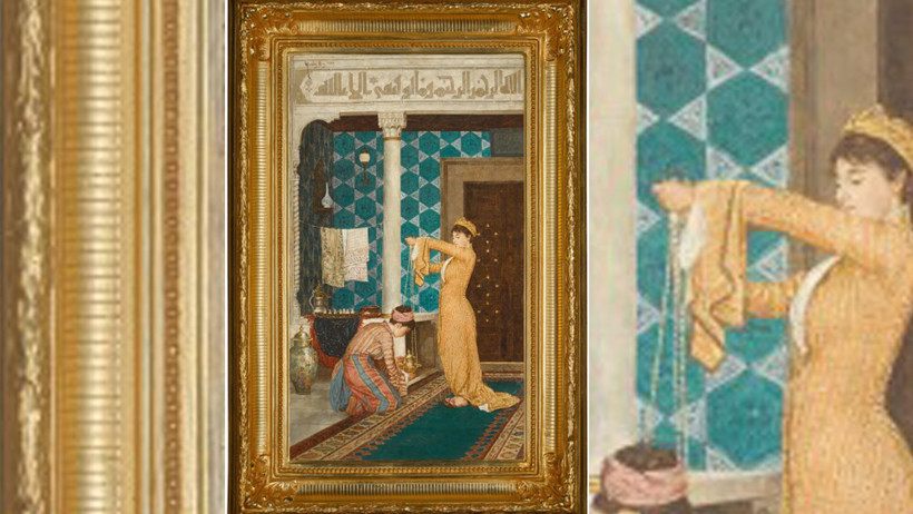 Osman Hamdi Bey'in 'Kahve Hazırlamak' tablosuna 52 milyon lira - Resim : 1