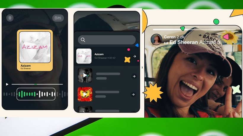 MSN'nin en sevilen özelliği WhatsApp'ta! WhatsApp duruma müzik ekleme özelliği başladı - Resim : 2