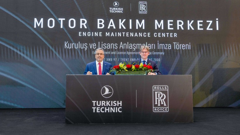 THY Teknik kuruyor, anlaşma tamam: Dünyanın en büyük Rolls-Royce motor bakım merkezlerinden biri olacak - Resim : 1