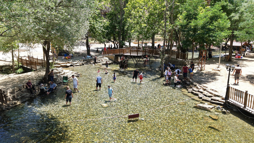 Turkuaz suyun büyüsü: "Kahramanmaraş'ın Yeşilgöz'ü" ziyaretçi akınına uğruyor - Resim : 1