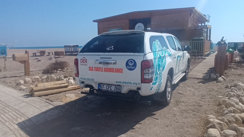 Türkiye’nin ilk 'deniz kaplumbağası ambulansı' görevde: DEKAFOK’tan deniz canlıları için özel ambulans - Resim : 1