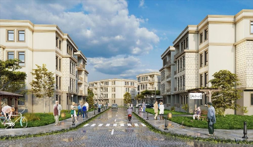 Bakanlık görselleri paylaştı: Deprem bölgesine yapılacak yeni evler - Resim: 12