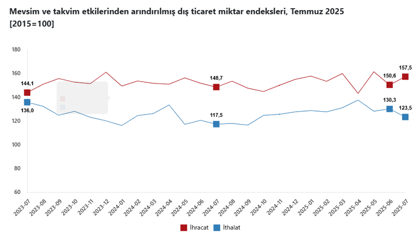 TÜİK açıkladı: Temmuz ayı dış ticaret endeksi belli oldu! - Resim : 6