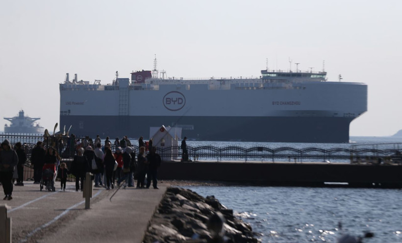 200 metre uzunluğunda! BYD'nin 7 bin araçlık dev gemisi Türkiye'ye ulaştı - Resim: 9