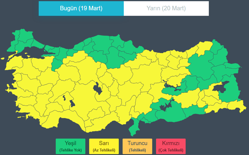 İstanbul için saat verildi! 48 il için sarı kodlu uyarı: Kar ve yağmur geliyor... - Resim : 1