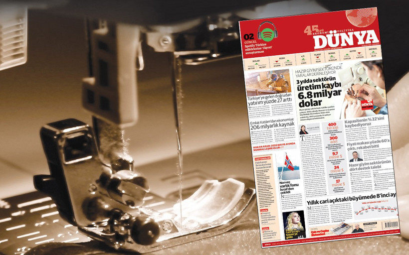 3 yılda sektörün üretim kaybı 6.8 milyar dolar