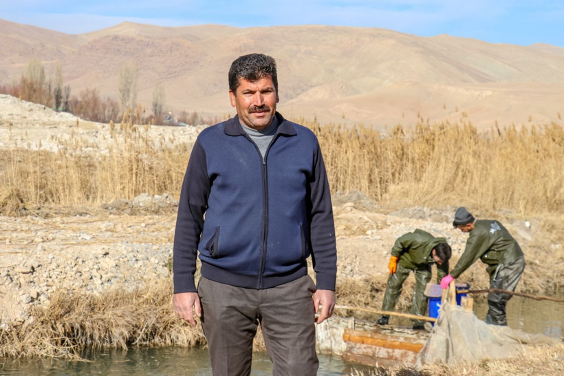 Van'da alabalık sağımı yapıldı! İşte o görüntüler... - Resim: 6