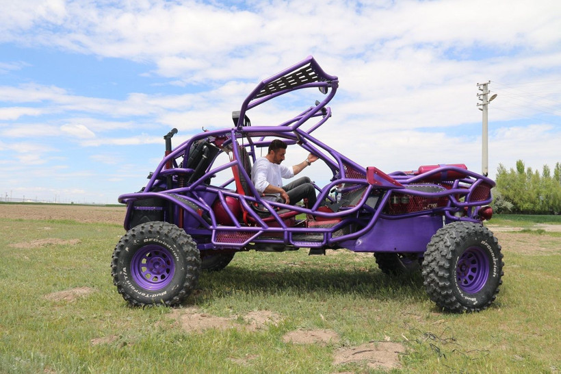 Film ilham kaynağı oldu! Elleriyle arazi aracı yaptı - Resim: 1