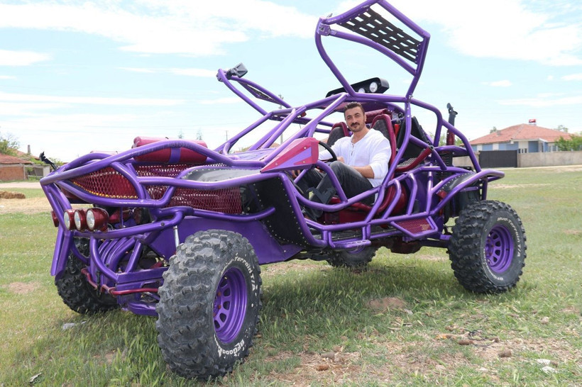 Film ilham kaynağı oldu! Elleriyle arazi aracı yaptı - Resim: 5