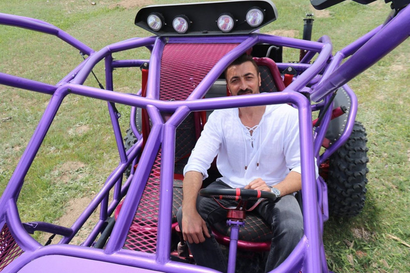 Film ilham kaynağı oldu! Elleriyle arazi aracı yaptı - Resim: 7