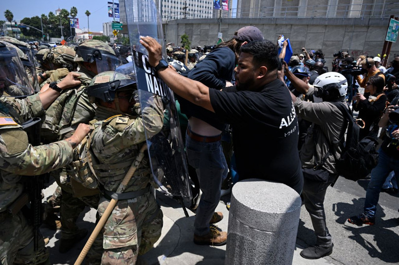 Son Dakika: Los Angeles karıştı, Trump'tan tehdit gibi sözler - Resim: 1