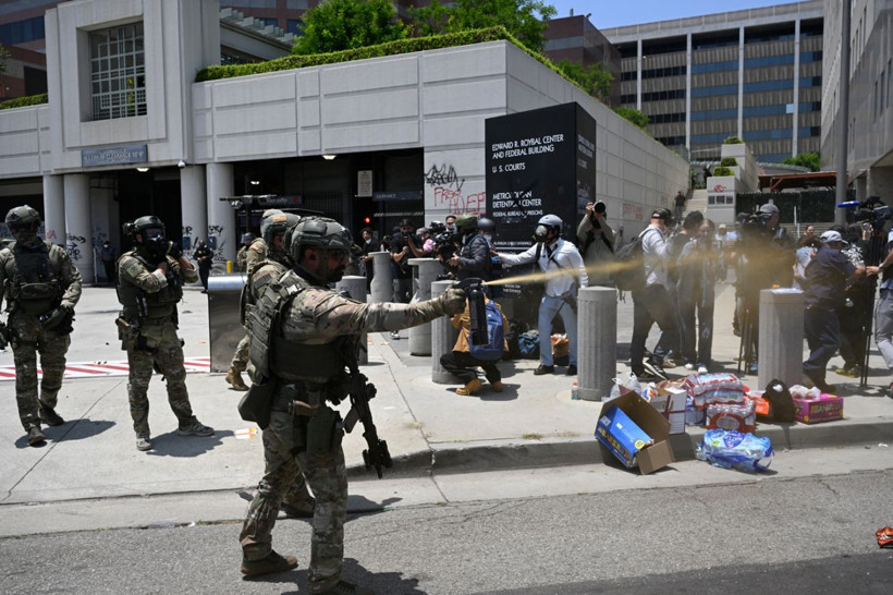 Son Dakika: Los Angeles karıştı, Trump'tan tehdit gibi sözler - Resim: 14