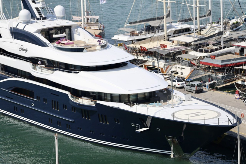 Haftalık kirası 1 milyon euro! Lüks yat 'Solandge' Fethiye'de - Resim: 2