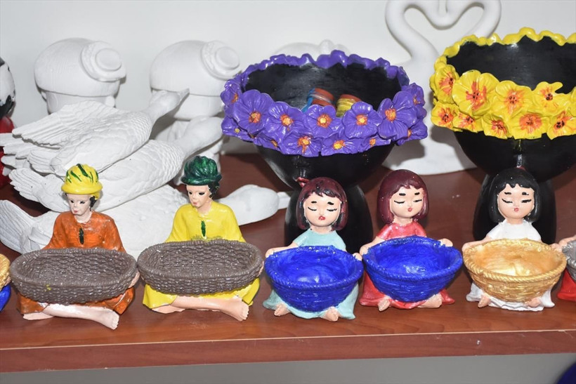 Anne kız taş döküm kursunda harikalar yaratıyor - Resim: 4