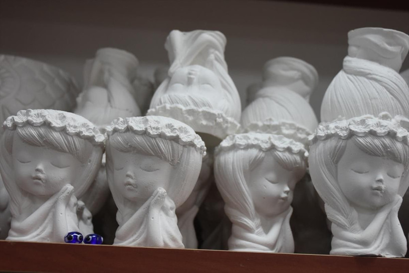 Anne kız taş döküm kursunda harikalar yaratıyor - Resim: 6