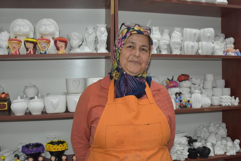 Anne kız taş döküm kursunda harikalar yaratıyor - Resim: 8