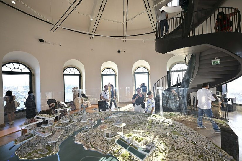 İstanbul'un tarihi simgelerinden Galata Kulesi FPV dronla görüntülendi - Resim: 10